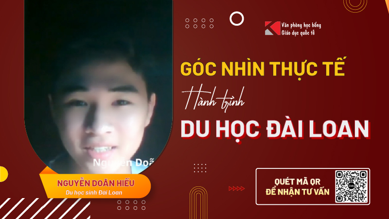 Từ Úc đến Đài Loan: Hành trình thay đổi lựa chọn du học của Nguyễn Doãn Hiếu